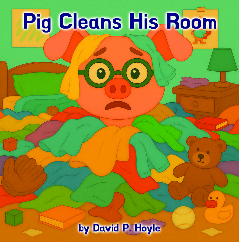 pig cleans his room cover pb